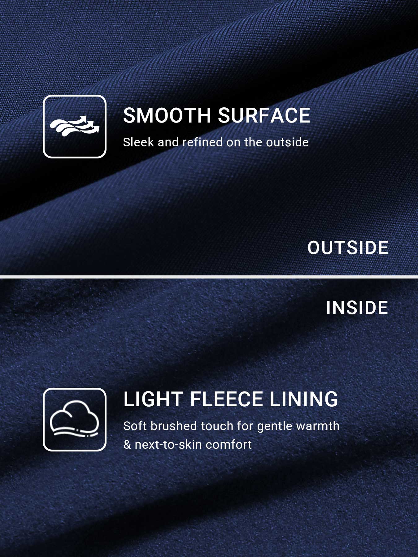 33" Fleece Straight Leg Leggings