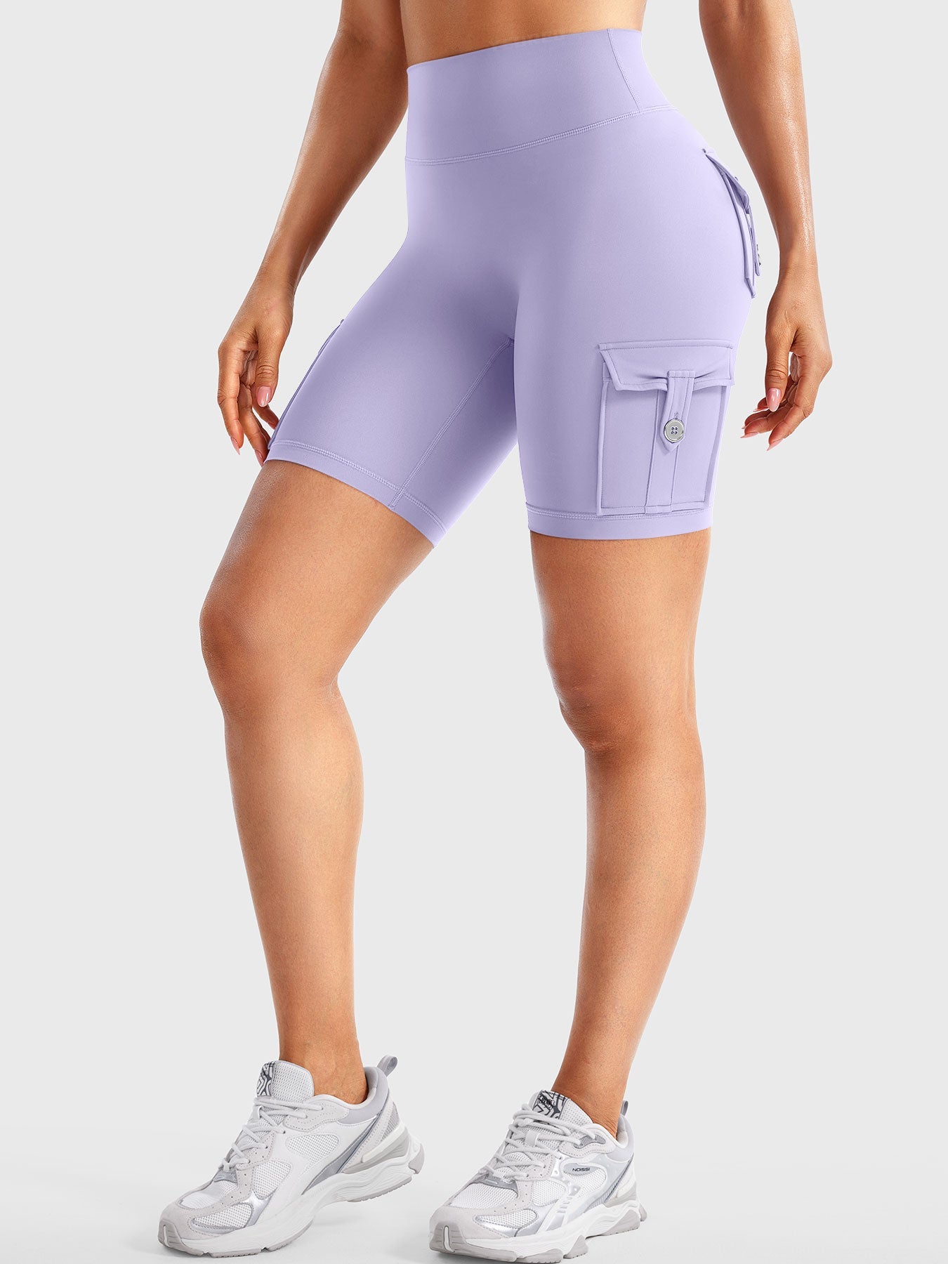 Cargo Pocket Biker Shorts