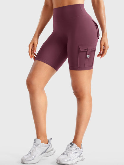 Cargo Pocket Biker Shorts