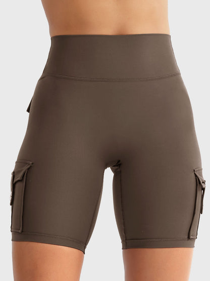 Cargo Pocket Biker Shorts