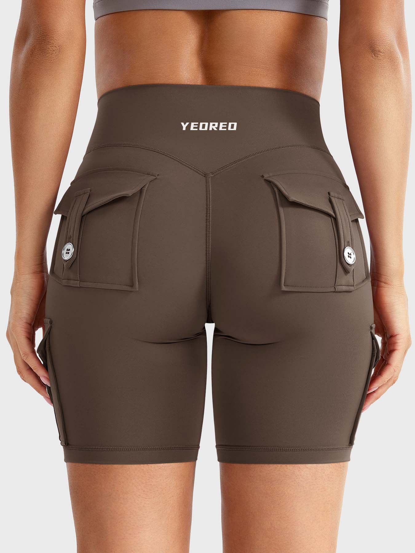 Cargo Pocket Biker Shorts