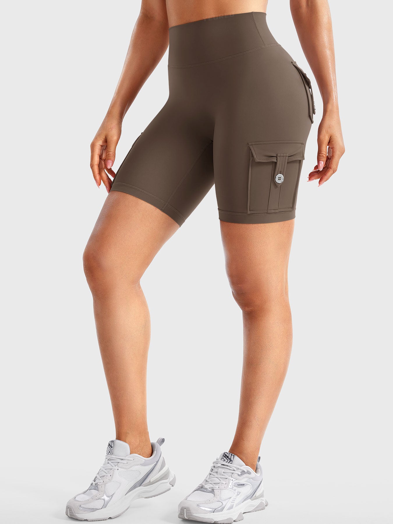Cargo Pocket Biker Shorts