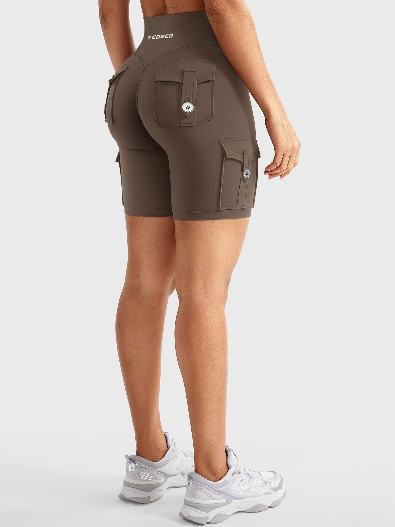 Cargo Pocket Biker Shorts